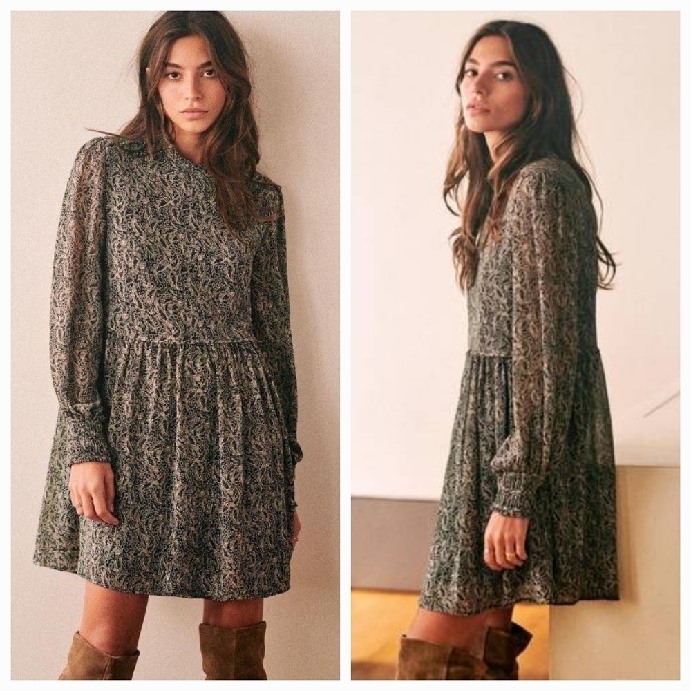 Sezane Odile Dress size 34 NWT